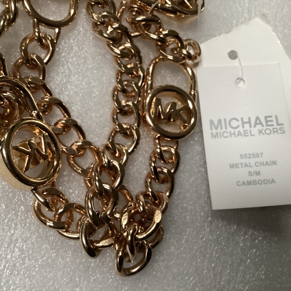 Michael Kors Metal Chain New With Tag for sale (Size S/M) - Picture 3 of 6